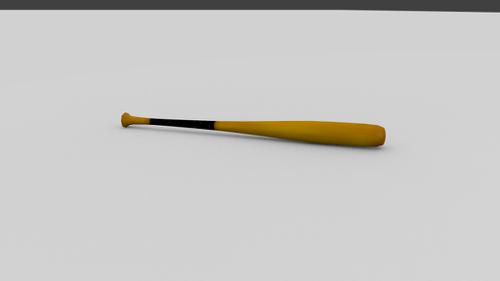 Low Poly Baseball Bat preview image